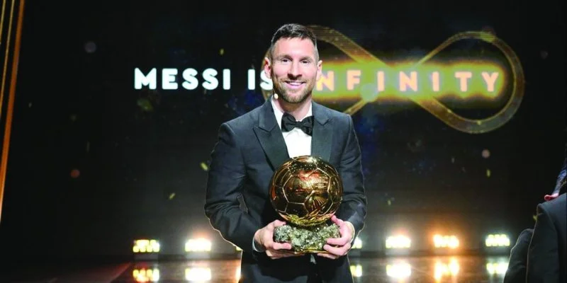 Messi nhận Quả Bóng Vàng thứ tám vào năm 2023